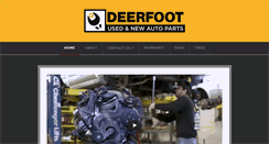 Desktop Screenshot of deerfootautoparts.com